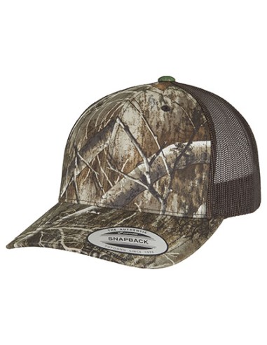 FLE-6606RC-YP Classics Realtree Camo Retro Trucker Cap